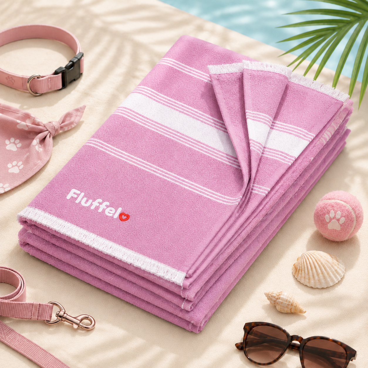 Pink Beach Towel