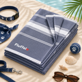 Navy Blue Beach Towel